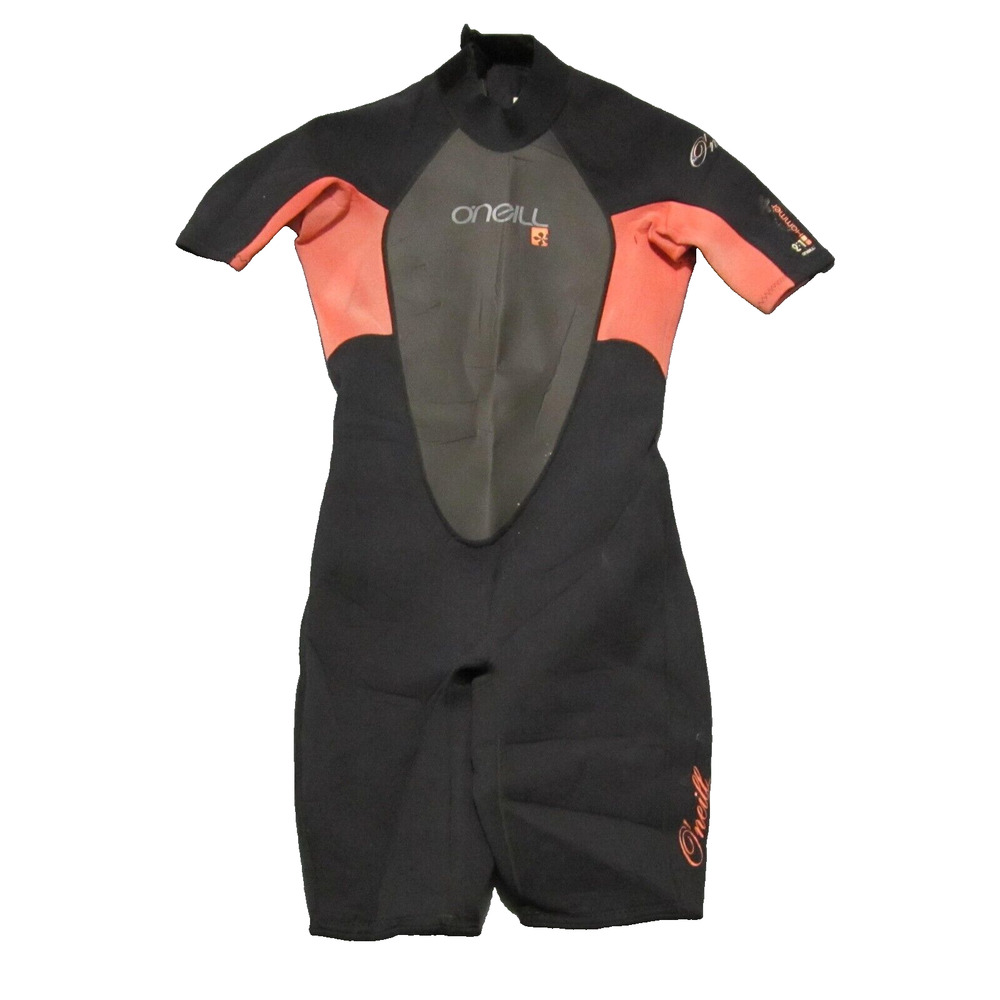 O'Neill Wetsuit Size 12 Youth Hammer Shorty Spring water ski surf short sleeve